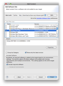 Creating an Eclipse RCP target platform – Modular Mind